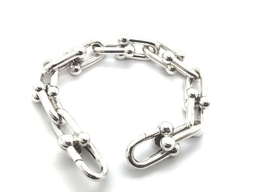 TIFFANY&CO ティファニー ハードウェアウォッチ 74849814 ピンク AG925/SS ダイヤ レディース クォーツ2143000716118【432】