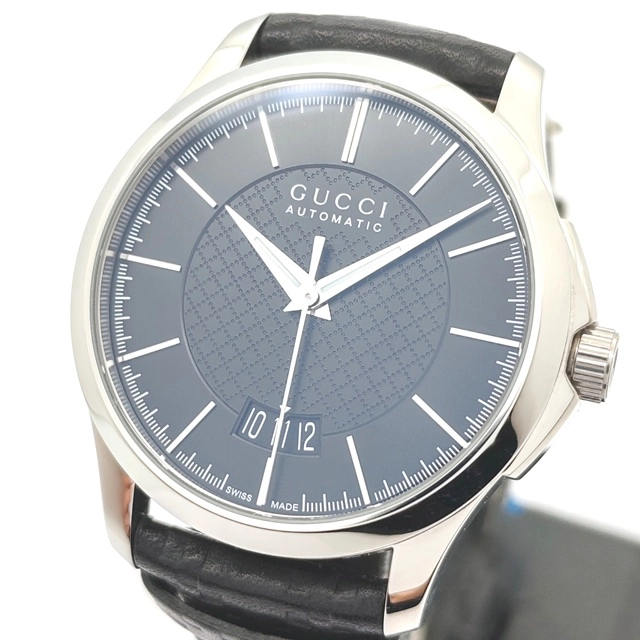 GUCCI 時計 Gタイムレス 126.4 SWISS MADE 箱付き グッチ GUCCI Gタイムレス 腕時計 ステンレススチール 126.4