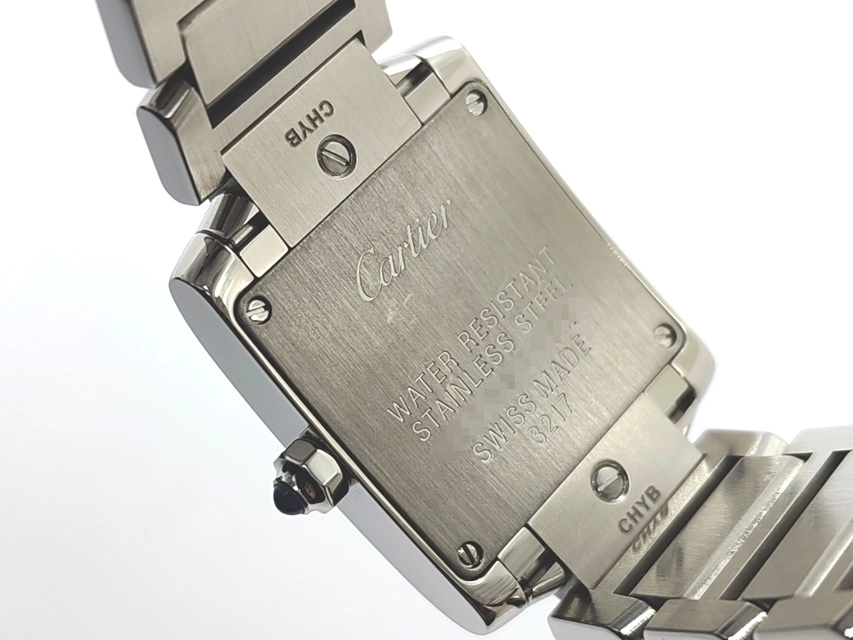 Cartier  カルティエ　タンクフランセーズ　SM　W4TA0008　SS/ダイヤ　シルバー　レディース　クォーツ2148103881039【432】