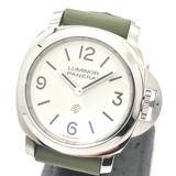 PANERAI　パネライ　ルミノール ベース ロゴ　PAM01087　SS/ラバー　手巻き　メンズ2146000421785【432】