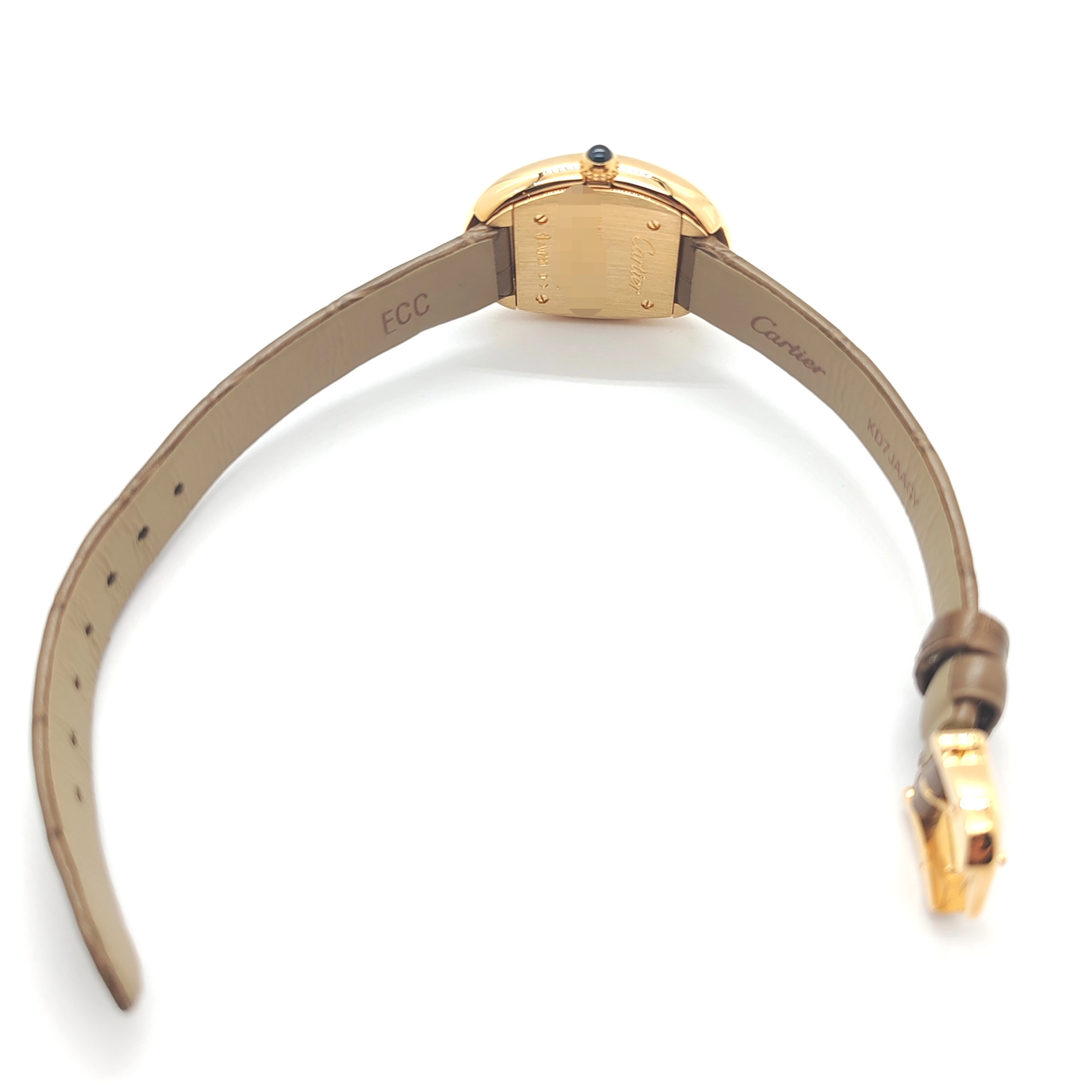 Cartier  カルティエ　ベニュワール SM　WGBA0007　アイボリー　YG/カワ　レディース　クォーツ　2148103926303【432】