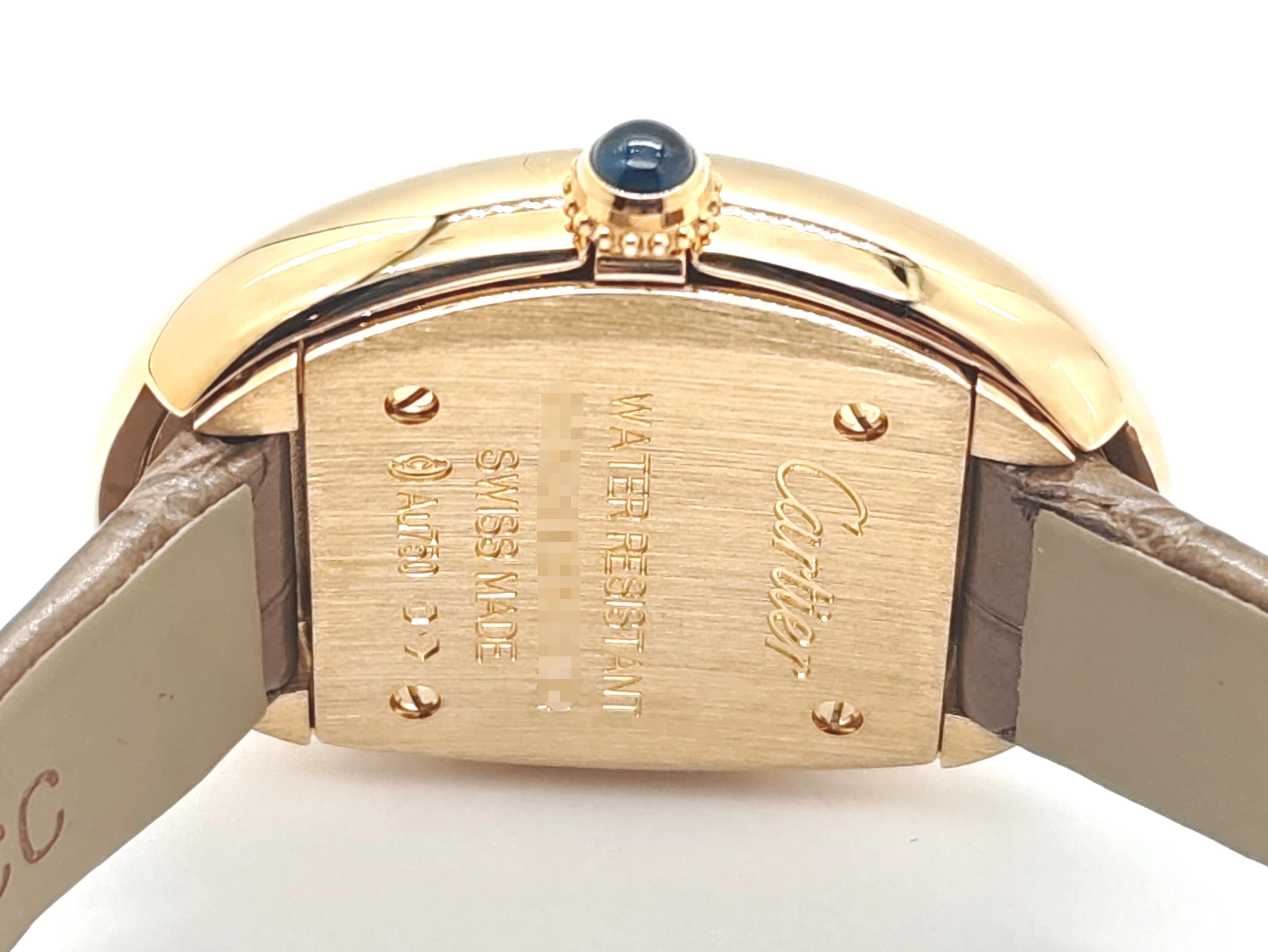 Cartier  カルティエ　ベニュワール SM　WGBA0007　アイボリー　YG/カワ　レディース　クォーツ　2148103926303【432】