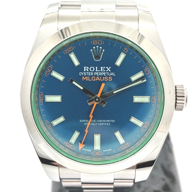 ランダム番ギャラ有 ROLEX ロレックス ミルガウス Zブルー 116400GV