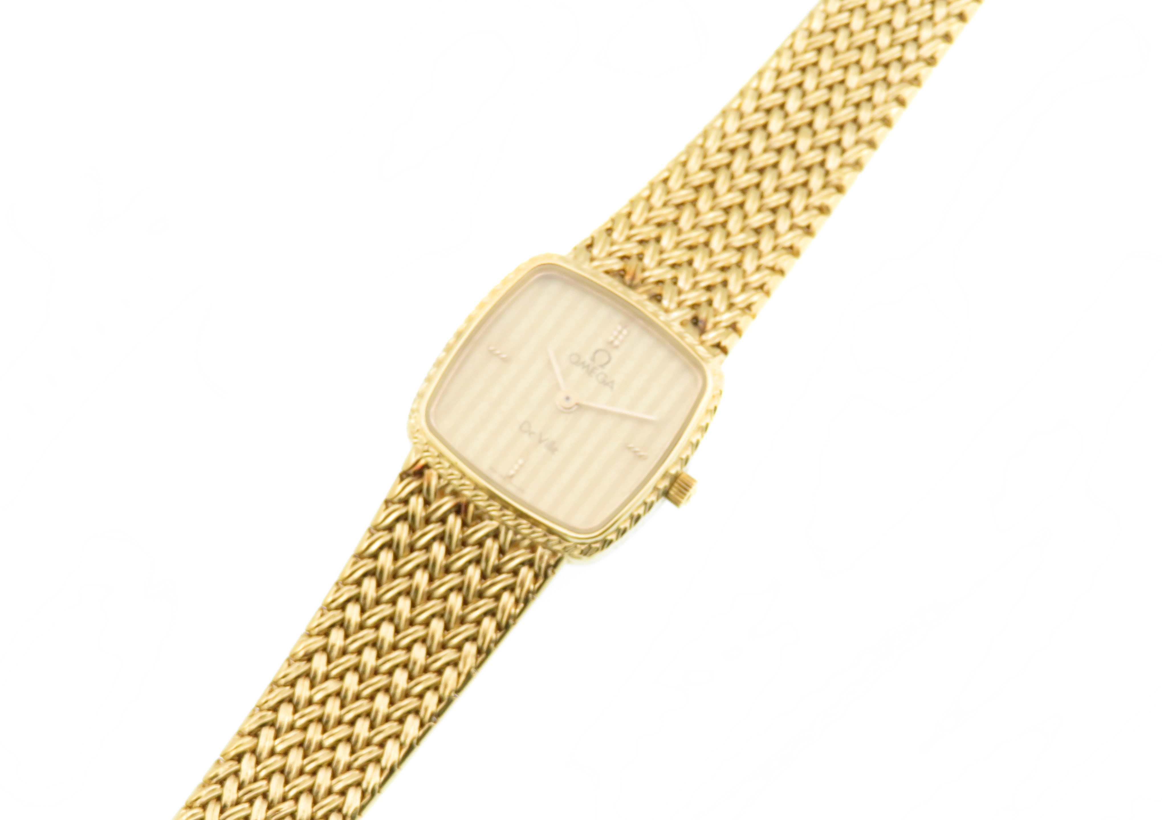 OMEGA オメガ デ・ヴィル 6074/073 シャンパンゴールド文字盤 GP