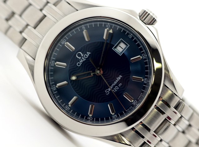 OMEGA オメガ シーマスター120mm 2511.81 ブルー文字盤 青