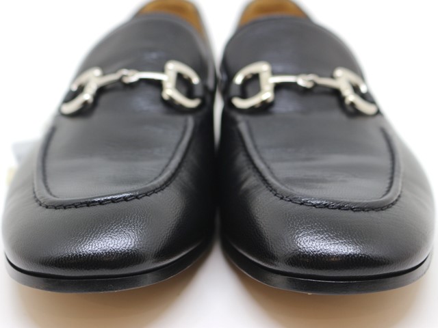 GUCCI グッチ 靴 ホースビットローファー メンズ7ハーフ(約26.5
