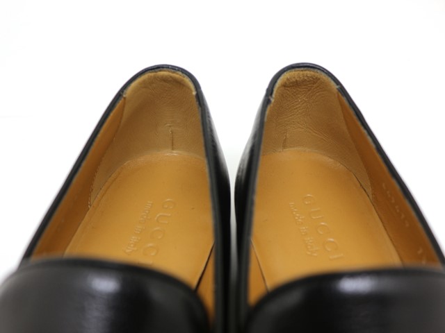 GUCCI グッチ 靴 ホースビットローファー メンズ7ハーフ(約26.5cm