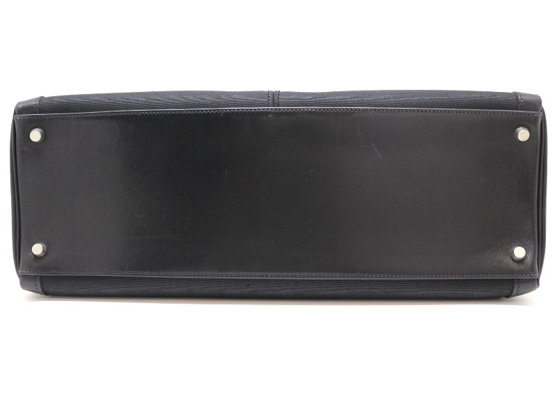 HERMES エルメス ケリーラキ40 ハントバッグ ショルダーバッグ □I ブラック SV 2120000296376【472】