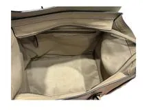 CELINE　セリーヌ　ラゲージ　 ミニショッパー 　ベージュ　ハンドバッグ　レザー　2120800010042【208】