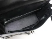 HERMES エルメス ケリーラキ40 ハントバッグ ショルダーバッグ □I ブラック SV 2120000296376【472】