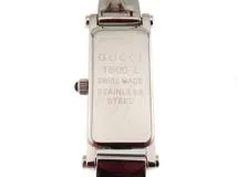GUCCI グッチ 腕時計 1500L サイズS ピンクシェル文字盤 ステンレススチール クオーツ【472】MN