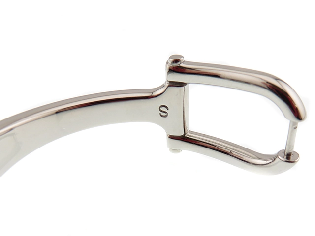 GUCCI グッチ 腕時計 1500L サイズS ピンクシェル文字盤 ステンレススチール クオーツ【472】MN