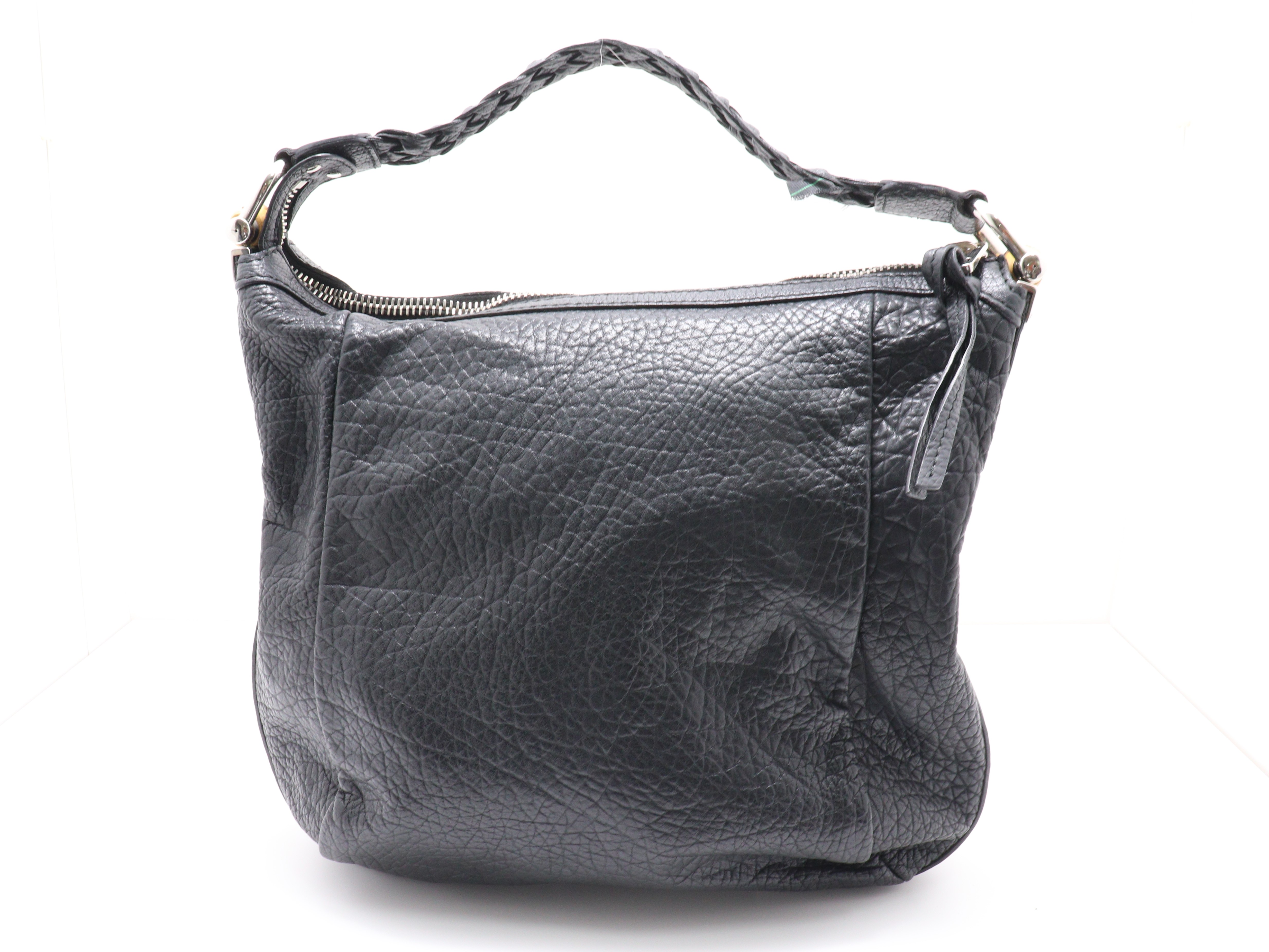 グッチ GUCCI バンブー ワンショルダー ブラック レザー【471】I