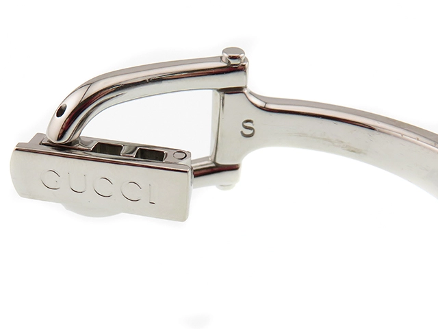 GUCCI グッチ 腕時計 1500L サイズS ピンクシェル文字盤 ステンレススチール クオーツ【472】MN