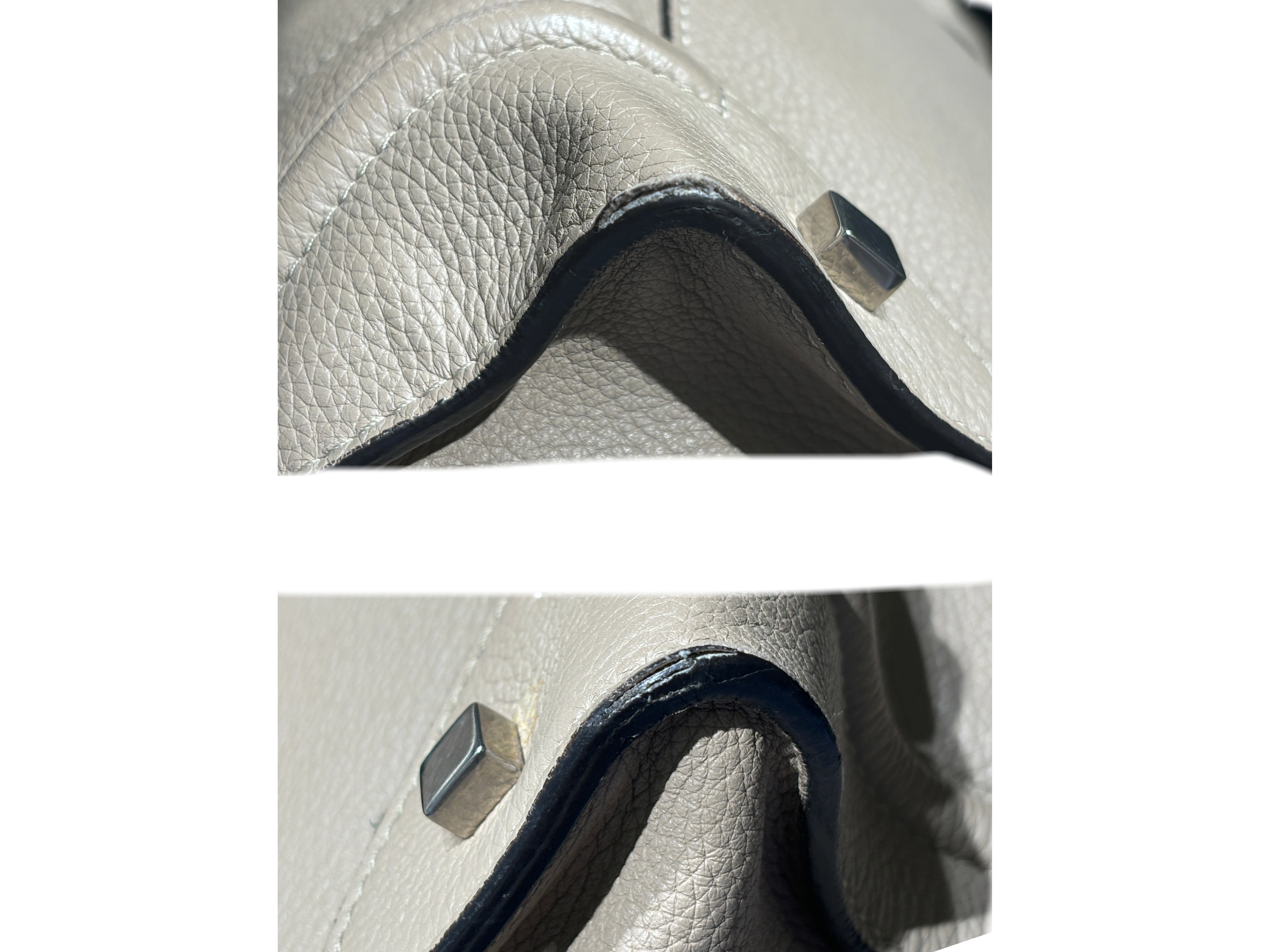 CELINE　セリーヌ　ラゲージ　 ミニショッパー 　ベージュ　ハンドバッグ　レザー　2120800010042【208】