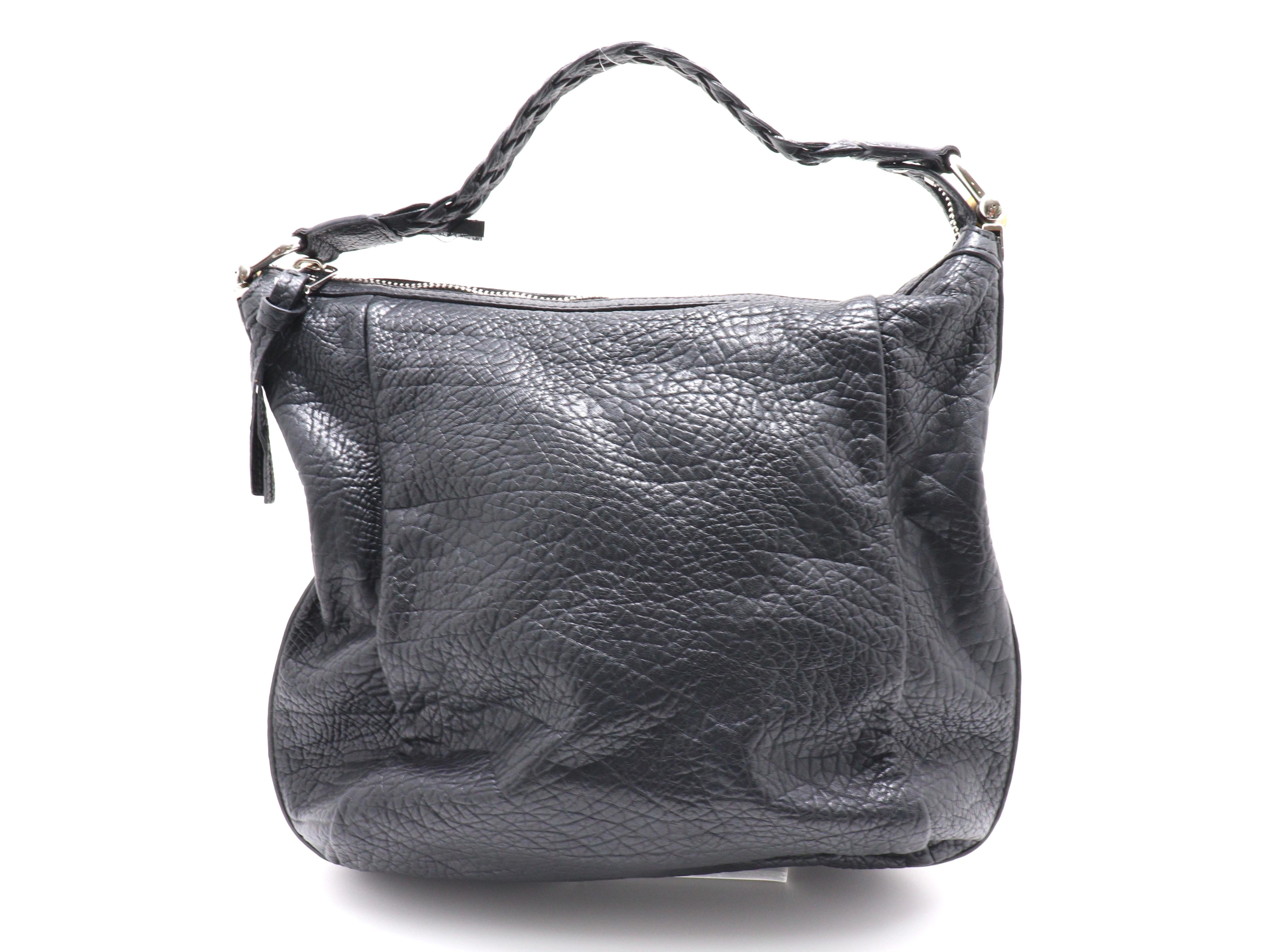 グッチ　GUCCI　バンブー ワンショルダー ブラック レザー【471】I