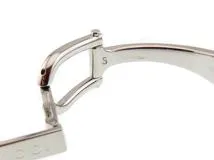 GUCCI グッチ 腕時計 1500L サイズS ピンクシェル文字盤 ステンレススチール クオーツ【472】MN