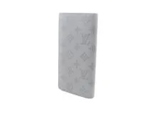 LOUIS VUITTON　ルイヴィトン　財布　ポルトフォイユ・ブラザ　M81335　モノグラム・シャドウ　グレー　2147100480306　【437】