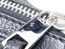 グッチ　GUCCI　バンブー ワンショルダー ブラック レザー【471】I