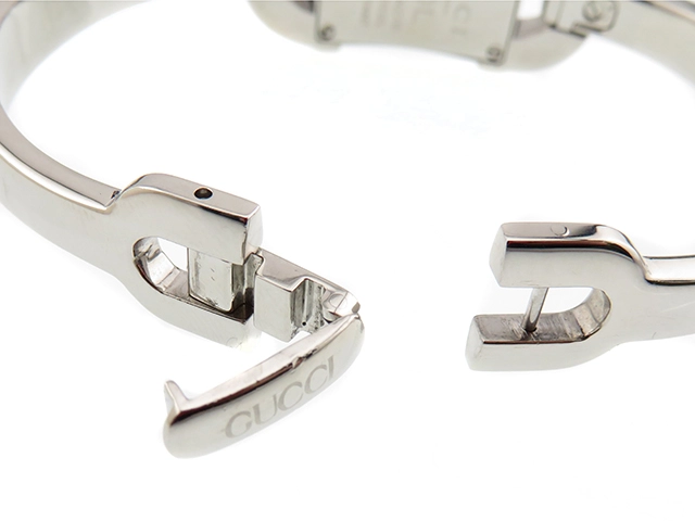 GUCCI グッチ レディース時計 6800L ステンレススチール アイボリー文字盤 クオーツ 【472】UH