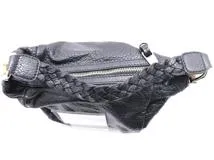 グッチ　GUCCI　バンブー ワンショルダー ブラック レザー【471】I