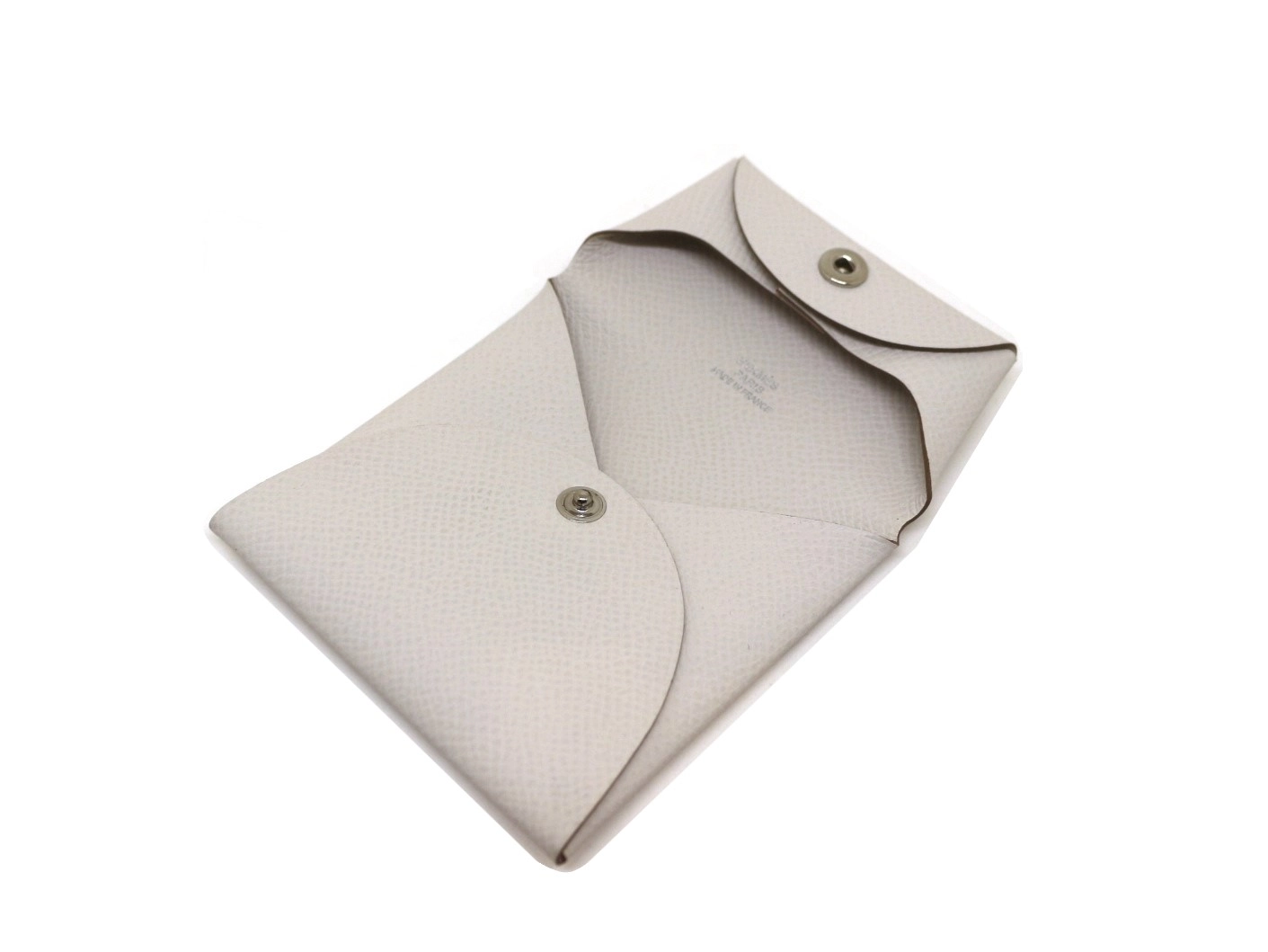 HERMES エルメス バスティア マッシュルーム/SV シルバー金具 B刻(2023年)ヴォー エプソン コインケース 【431】2148103713637