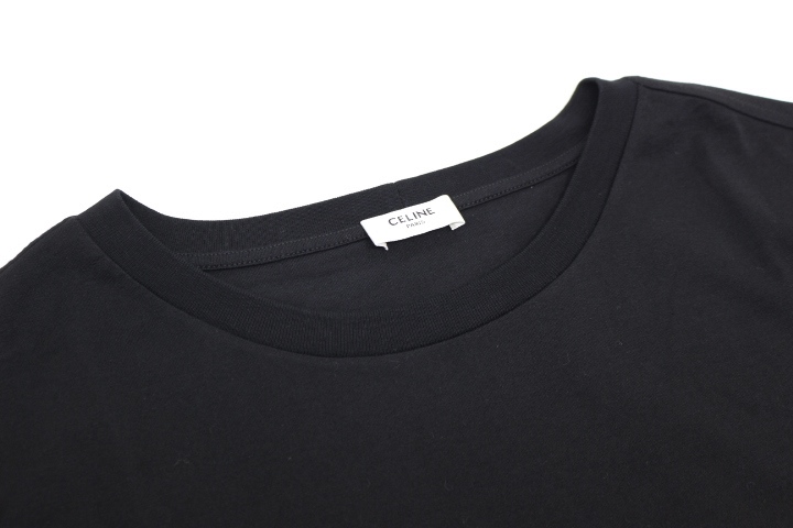 CELINE セリーヌ 衣類 ゴシックロゴプリント Tシャツ メンズS