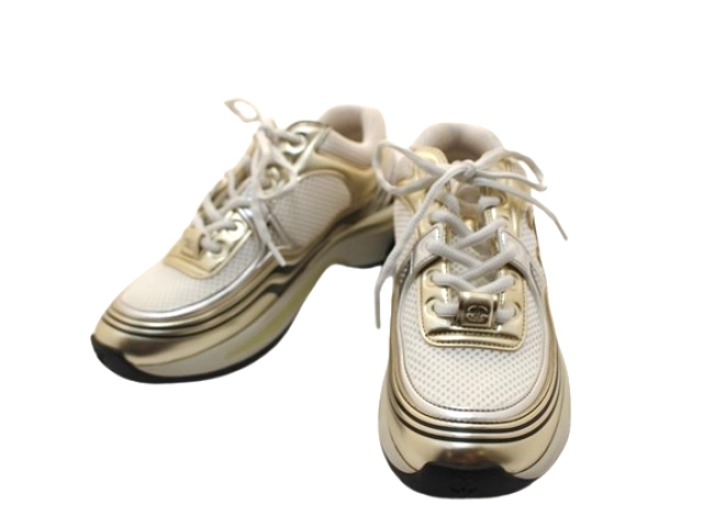 CHANEL スニーカー レディース 36 シャネル スニーカー ココマーク レディースサイズ36 G38299 CHANEL 靴