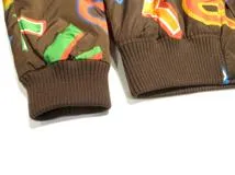 LOUIS VUITTON　ルイヴィトン　NBAレターフーテッドブルゾン　メンズ44　ブラウン/マルチカラー　ナイロン/コットン　1A90J0　 2143100339644　【432】