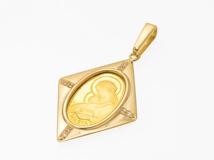 JEWELRY　ノンブランドジュエリー　イエローゴールドK18/K24　マリア　ダイヤモンド0.05ct　約7.9ｇ　【430】2141300395583