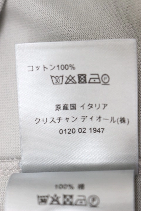 Dior ディオール NIKE ナイキ 衣類 AIRDIOR Tシャツ メンズXS グレー コットン NIKE 2143200539982 【200】