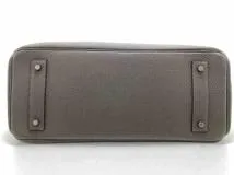 HERMES　エルメス　ショルダーバーキン　トープ/SV　トゴ　□Q刻印　【432】　2148103501067