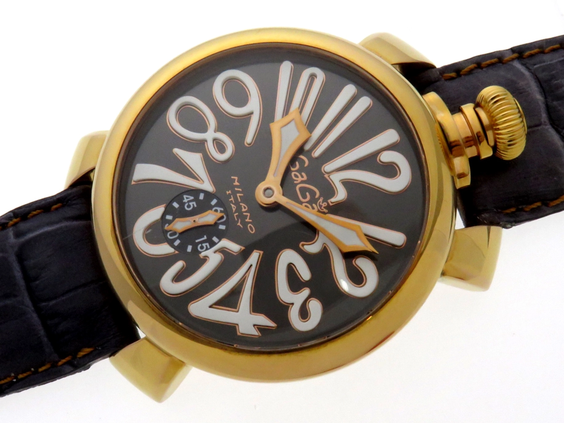 超人気新品超人気新品ガガミラノ スケルトン マニュアーレ 48mm 腕時計 フランクミュラー ウブロ 腕時計(アナログ) 