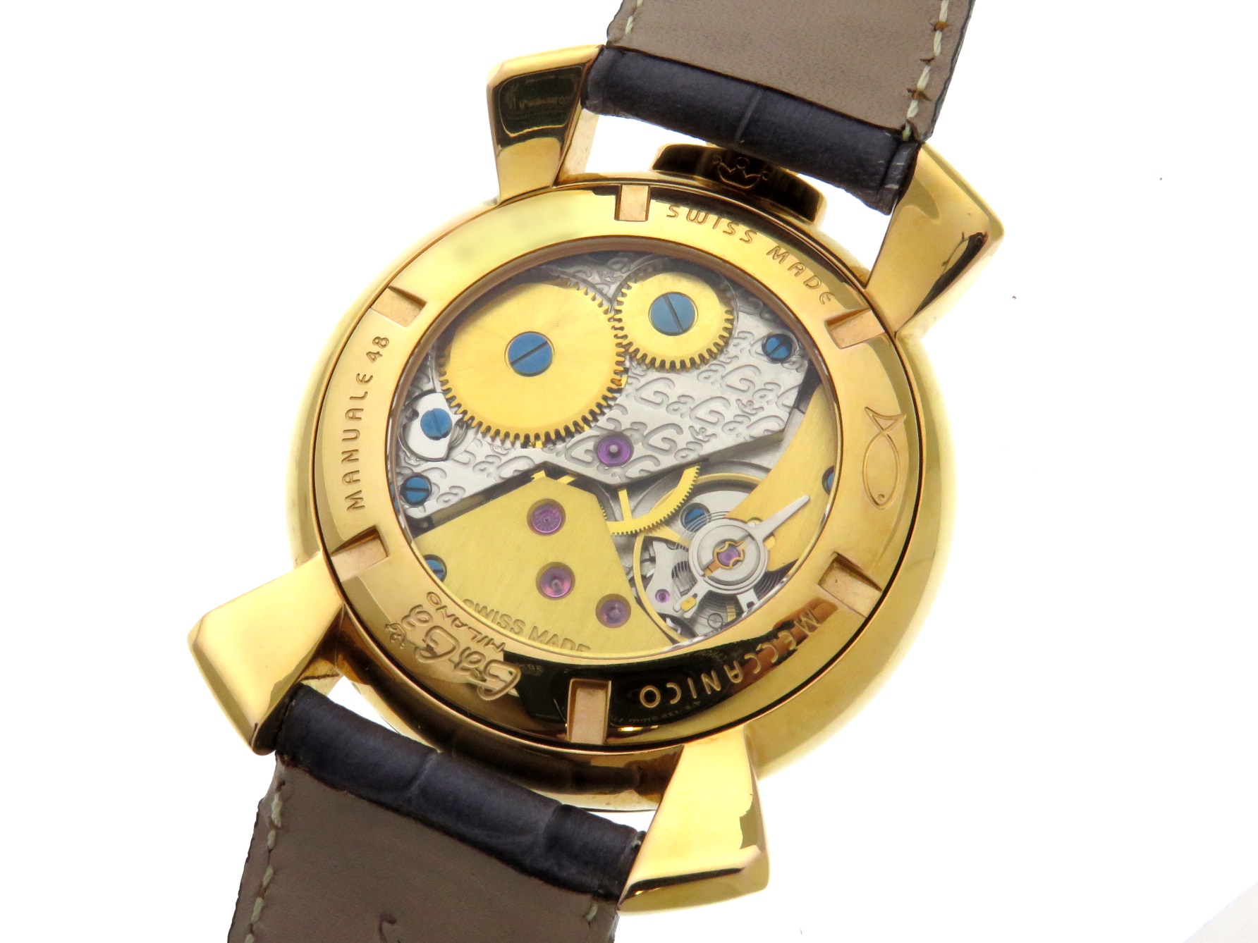GaGa MILANO ガガミラノ マヌアーレ48MM 5011.07S 手巻き ピンク