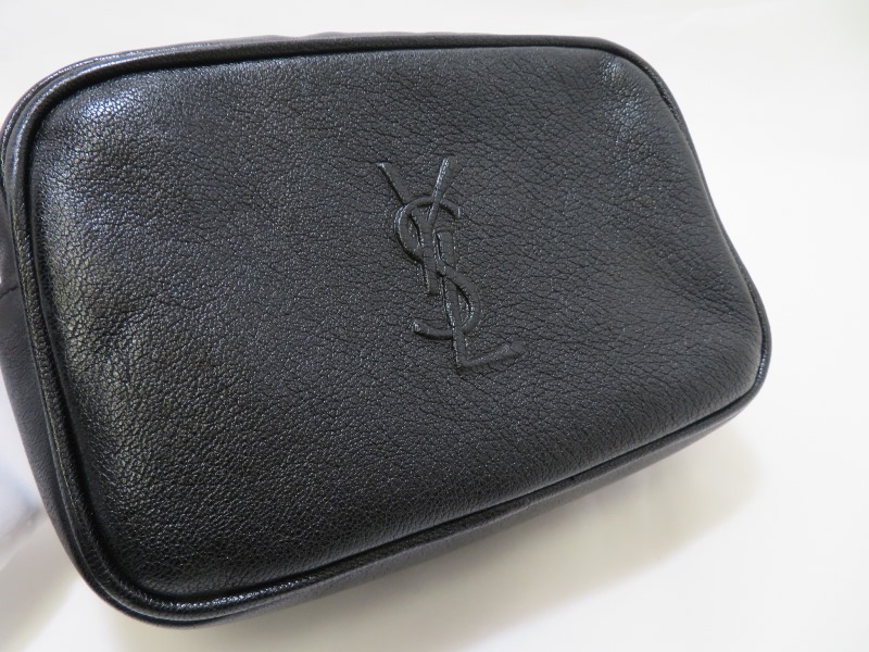 SAINT LAURENT サンローラン ウエストポーチ 527096 ブラック レザー