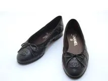 CHANEL シャネル 靴 バレリーナ レディース35ハーフ(約22.5cm