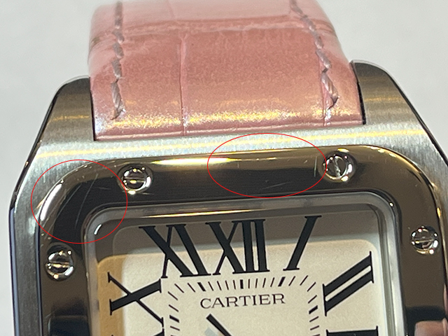 CARTIER カルティエ 2017年ギャランティ サントス100 MM