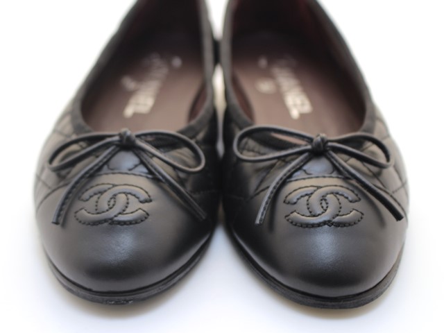 CHANEL シャネル 靴 バレリーナ レディース35ハーフ(約22.5cm