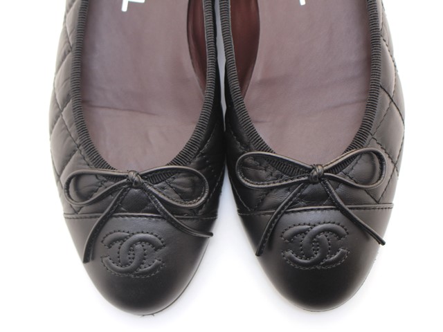 CHANEL シャネル 靴 バレリーナ レディース35ハーフ(約22.5cm
