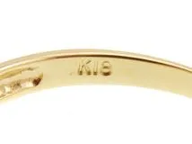 JEWELRY　ジュエリー　リング　指輪　K18イエローゴールド　パール　ダイヤモン　約1.5g　9号【207】2121000012317