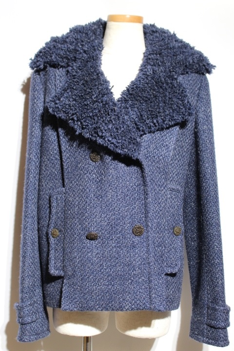 CHANEL シャネル コート ツィードジャケット P44258V32644 レディース