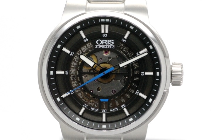 ORIS　オリス　時計　メンズ　オートマチック　ウィリアムズ･エンジンデイト　01 733 7740 4154-07 8 24 50S　 ダークグレーu0026スケルトンダイヤル　ステンレス　HK【472】