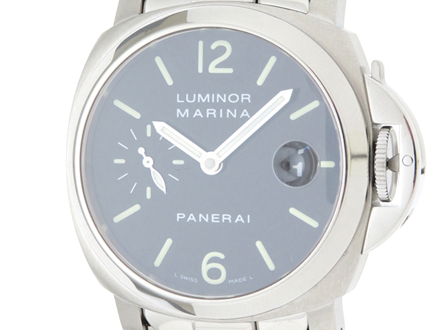 PANERAI パネライ ルミノールマリーナ PAM00050 ステンレススチール オートマチック 【430】 の購入なら「質」の大黒屋（公式）