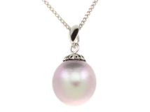 JEWELRY　ノンブランドジュエリー　ネックレス　PT900/PT850　プラチナ　パール　約3.8g【207】2143300224238