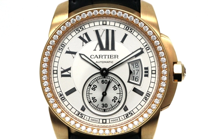 Cartier カルティエ 時計 オートマチック カリブル・ダイヤベゼル 