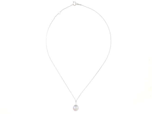 JEWELRY ノンブランドジュエリー ネックレス PT900/PT850 プラチナ パール 約3.8g【207】2143300224238