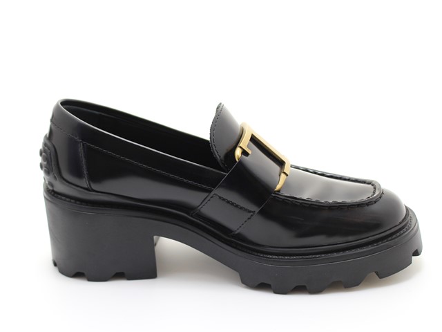 TOD'S トッズ 靴 Tタイムレスローファー レディース35.5(約22.5