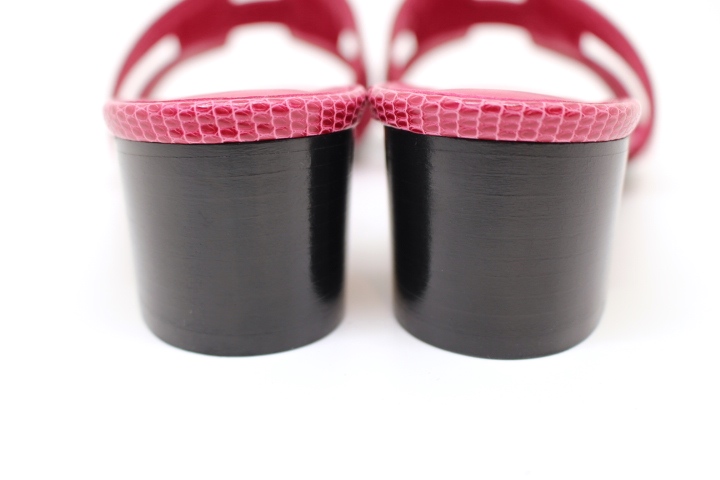 HERMES エルメス 靴 オアシス サンダル レディース34 ローズ