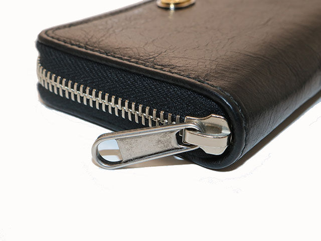 極美品 GUCCI グッチ インターロッキング レザー ブラック