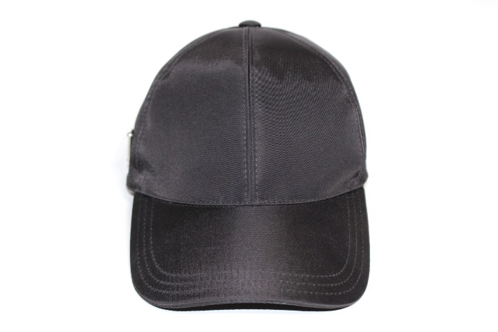 PRADA　プラダ　ベースボールキャップ　帽子　小物　ナイロン　ブラック　Sサイズ　BHC274　（2143000518675）【200】